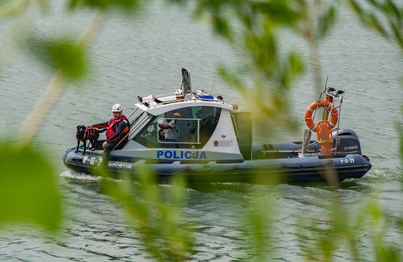 Przewodnicy psów ćwiczyli z podopiecznymi na Jeziorze Mucharskim. ZDJĘCIA