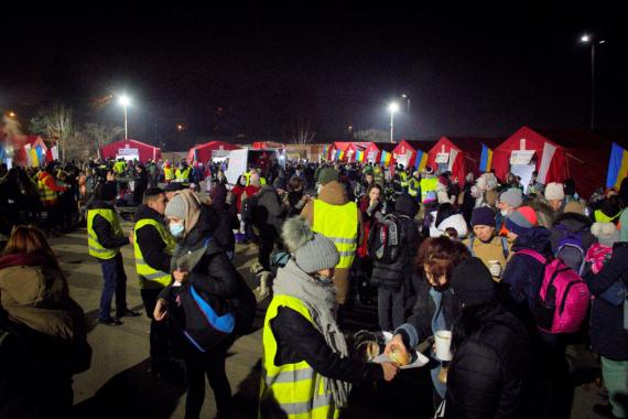 Kolejny pociąg humanitarny dotarł do Olkusza. Przywiózł głównie kobiety i dzieci