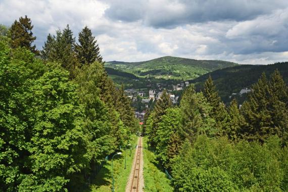 Góra Parkowa w Krynicy-Zdroju - jedna z obowiązkowych atrakcji uzdrowiska