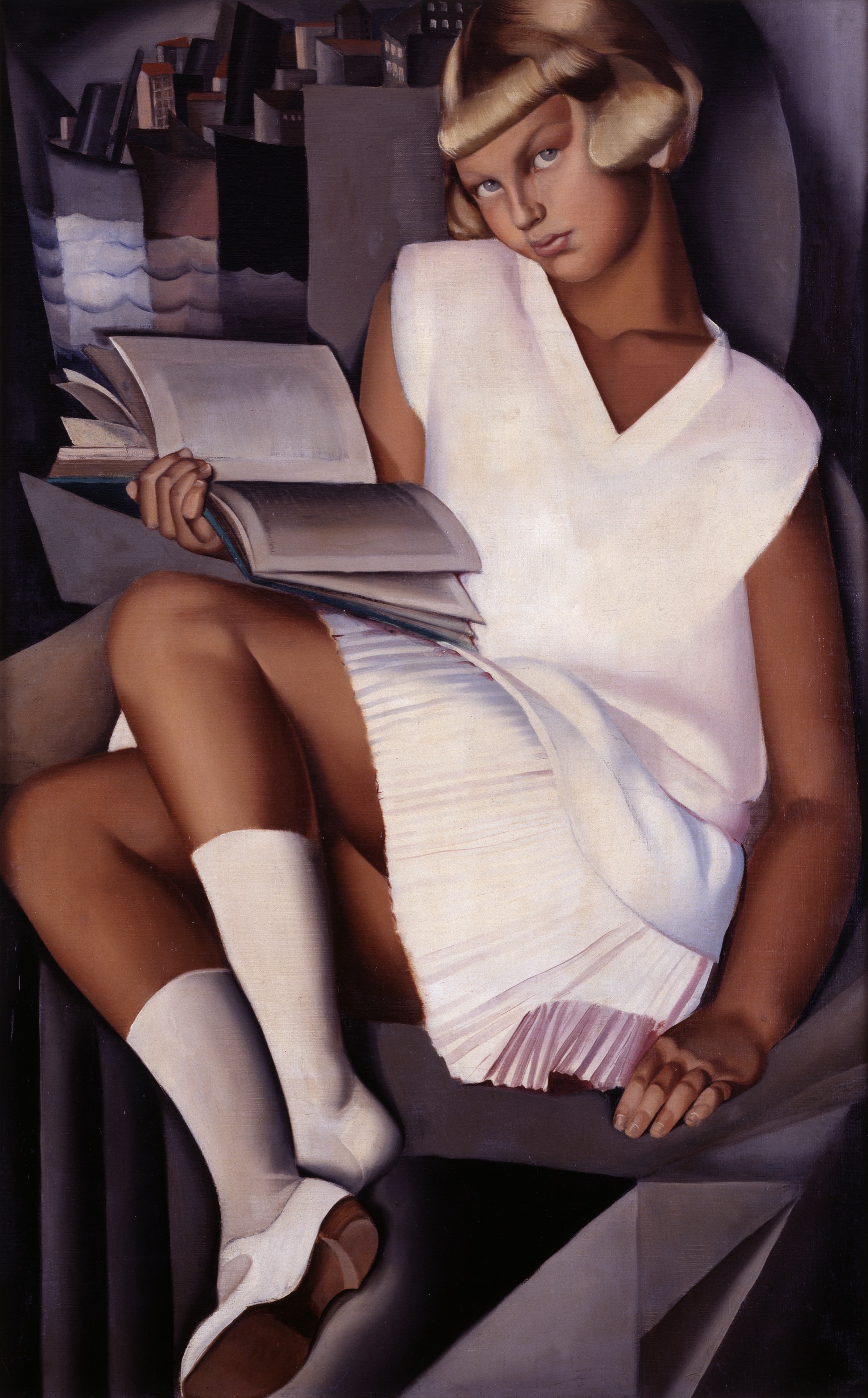  Tamara Łempicka, Kizette w różu, 1927, © Tamara de Lempicka Estate LLC