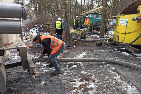 W Trzebini rozpoczęły się prace zabezpieczające przed kolejnymi zapadliskami