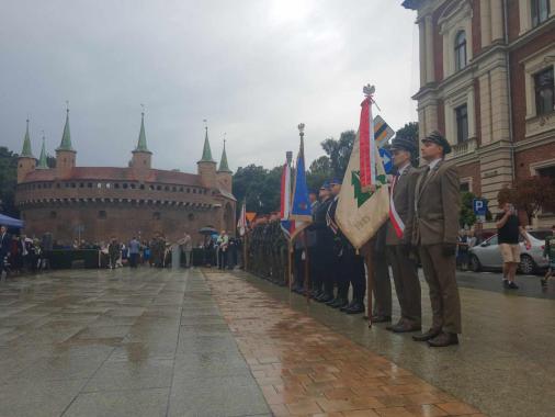 Minutą ciszy upamiętniono 79. rocznicę wybuchu Powstania Warszawskiego