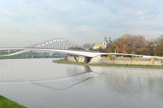 Wybrano ofertę w przetargu na kładkę pieszo-rowerową Kazimierz – Ludwinów