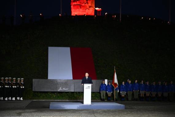 Prezydent Andrzej Duda na Westerplatte: nic nie zmieni historii, prawdy historycznej