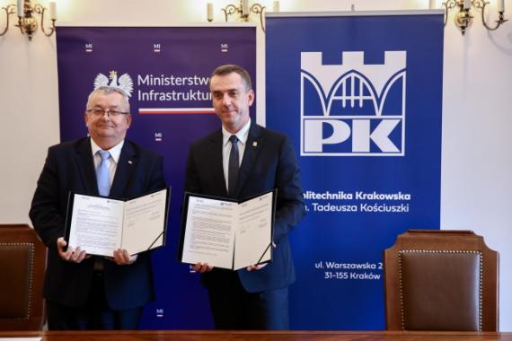 Ministerstwo Infrastruktury i Politechnika Krakowska będą współpracować ws. mobilności miejskiej