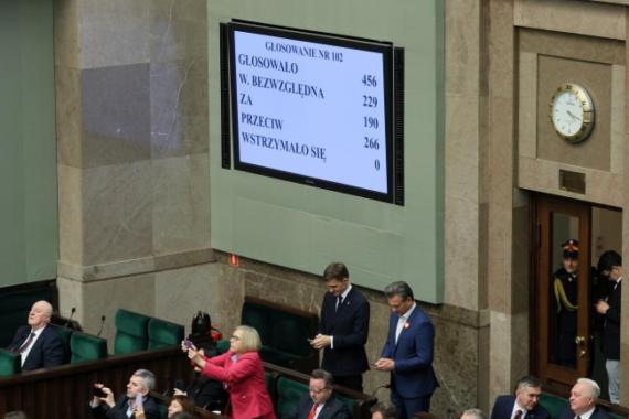 Sejm nie udzielił wotum zaufania rządowi premiera Mateusza Morawieckiego