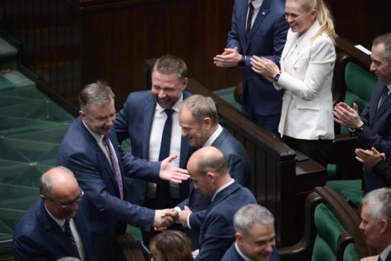 Sejm udzielił wotum zaufania rządowi premiera Donalda Tuska 