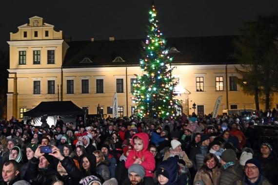 Kraków: choinka pod Oknem Papieskim