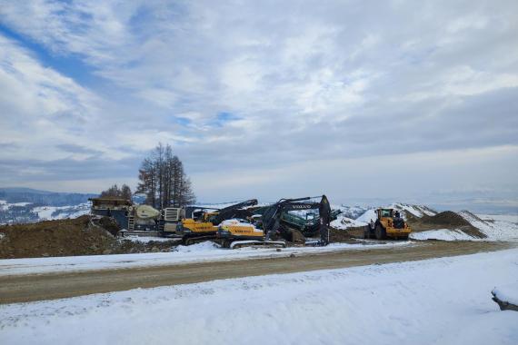 Zaczyna się przerwa zimowa na budowach w Małopolsce, ale wykonawcy mogą kontynuować prace