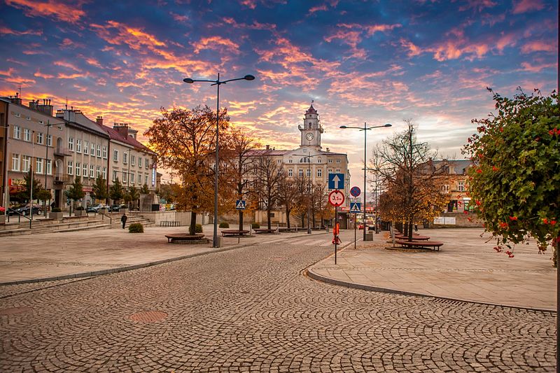 Rynek w Gorlicach (fot.Geo28/Wikipedia)