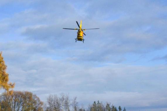 16-latka poważnie ranna w wypadku na hulajnodze. Lądował śmigłowiec LPR