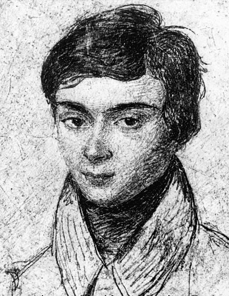 E. Galois w wieku 15 lat (fot.Wikipedia)