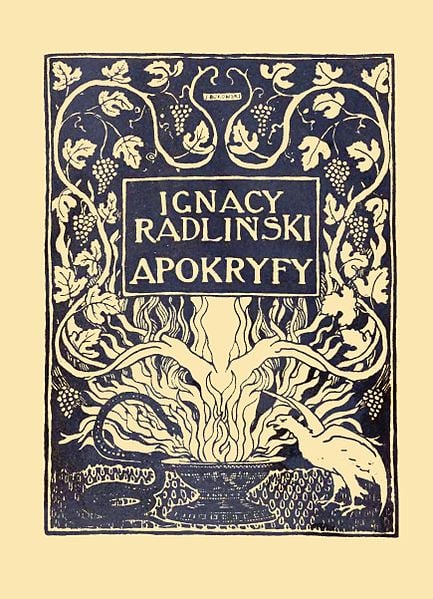 Okładka do Apokryfów Radlińskiego, 1905. (fot.Wikipedia)