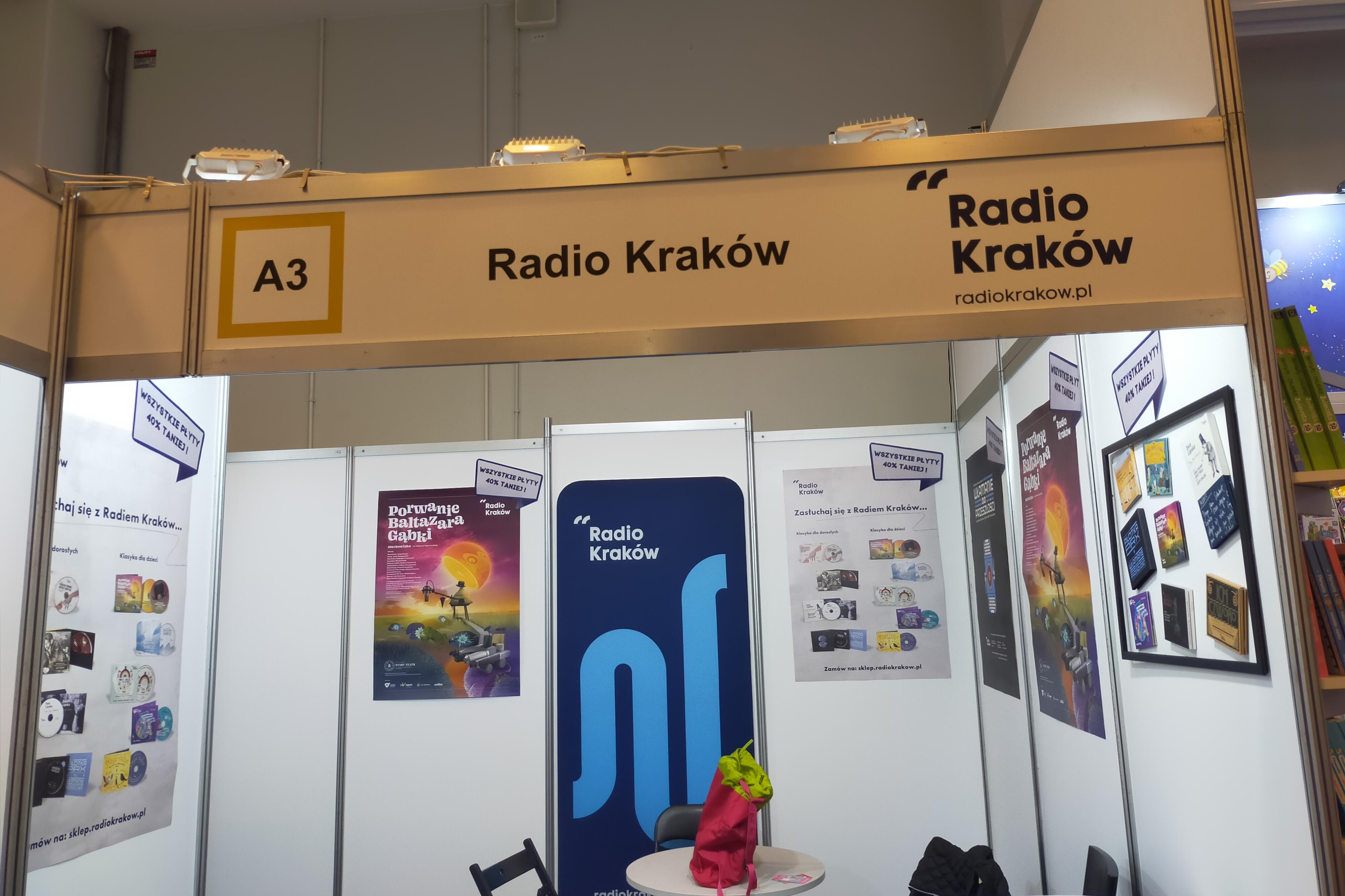 Radio Kraków na Targach Książki. / fot: Katarzyna Fortuna