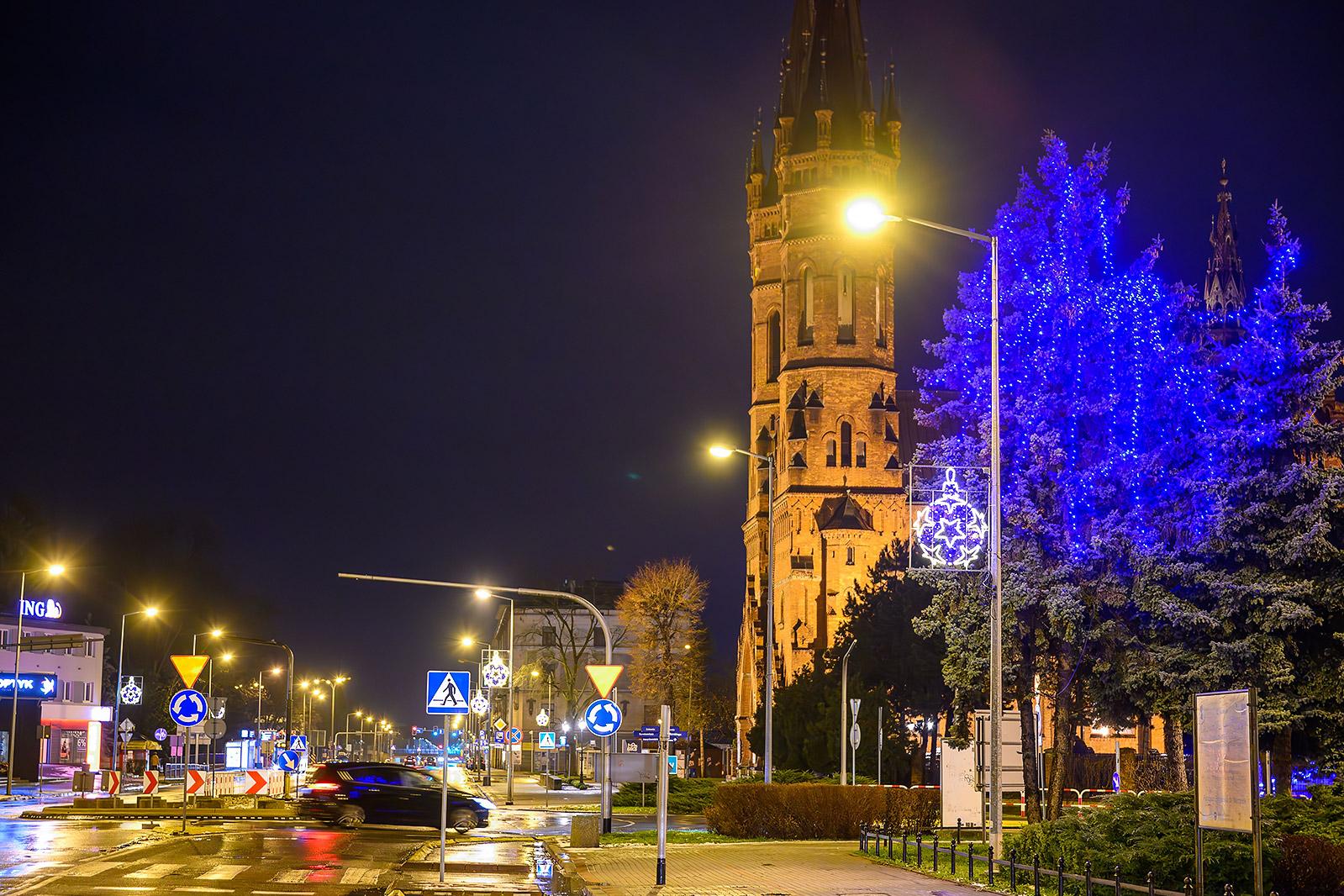 Dekoracje świąteczne w ubiegłym roku. Fot. P. Topolski