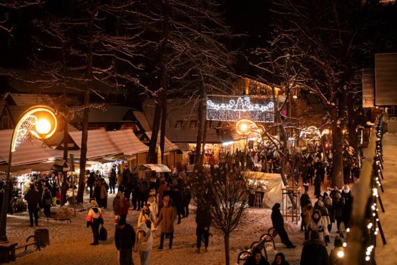 Pod pierzynką i udekorowane. Zimą Zakopane zachwyca bardziej niż zwykle!