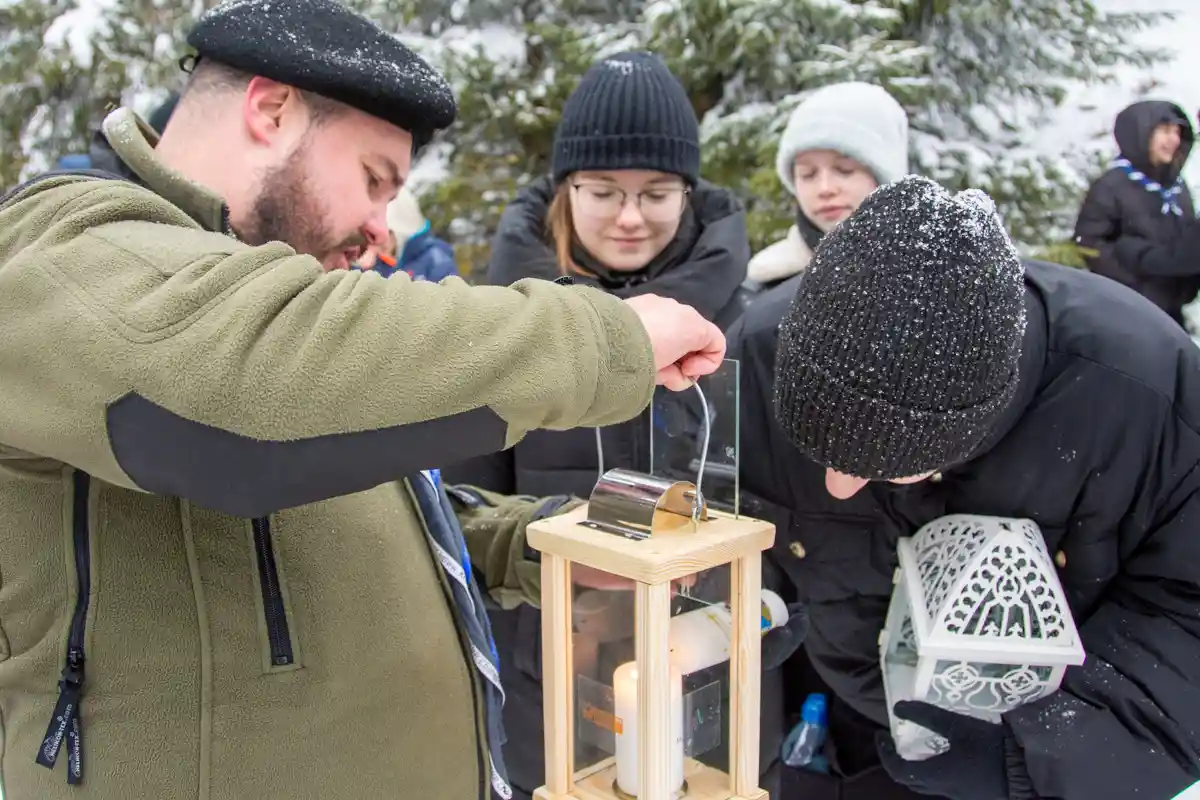 Betlejemskie Światło Pokoju dotarło na Głodówkę