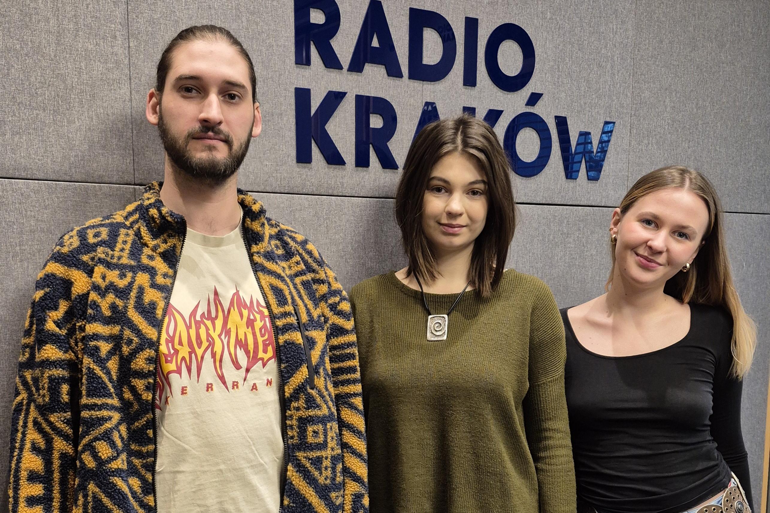 Od lewej: Damian Raźny, Zofia Hartman, Aleksandra Woźniak. / fot. J.Drużyńska