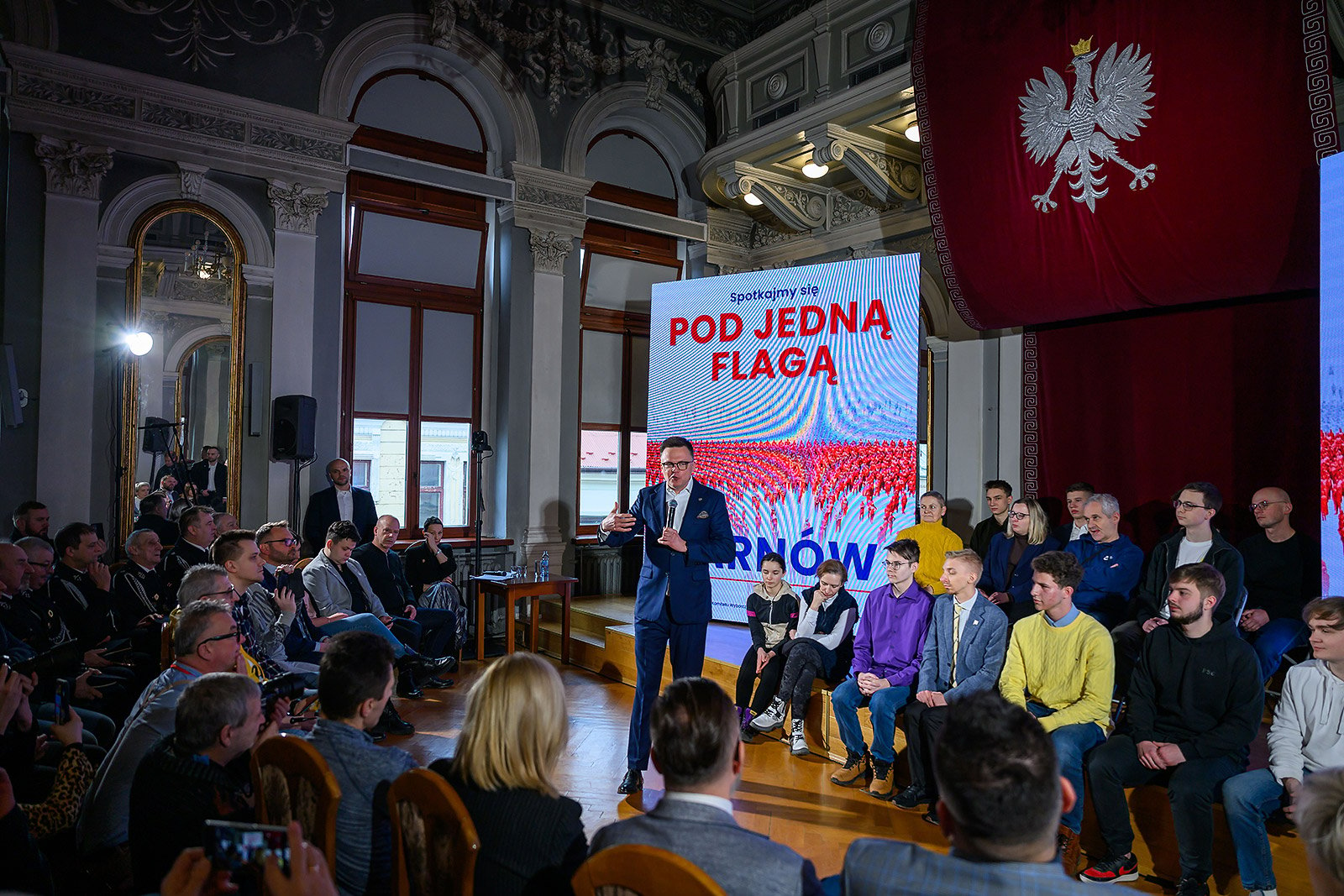 Spotkanie z Szymonem Hołownią. Fot. P. Topolski