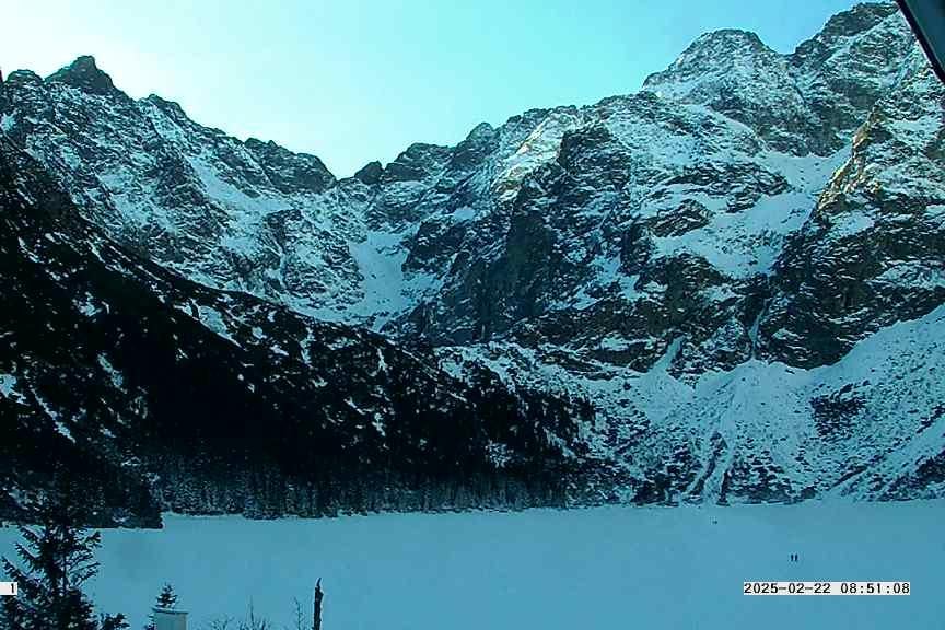 Morskie Oko, zdjęcie z kamery TOPR