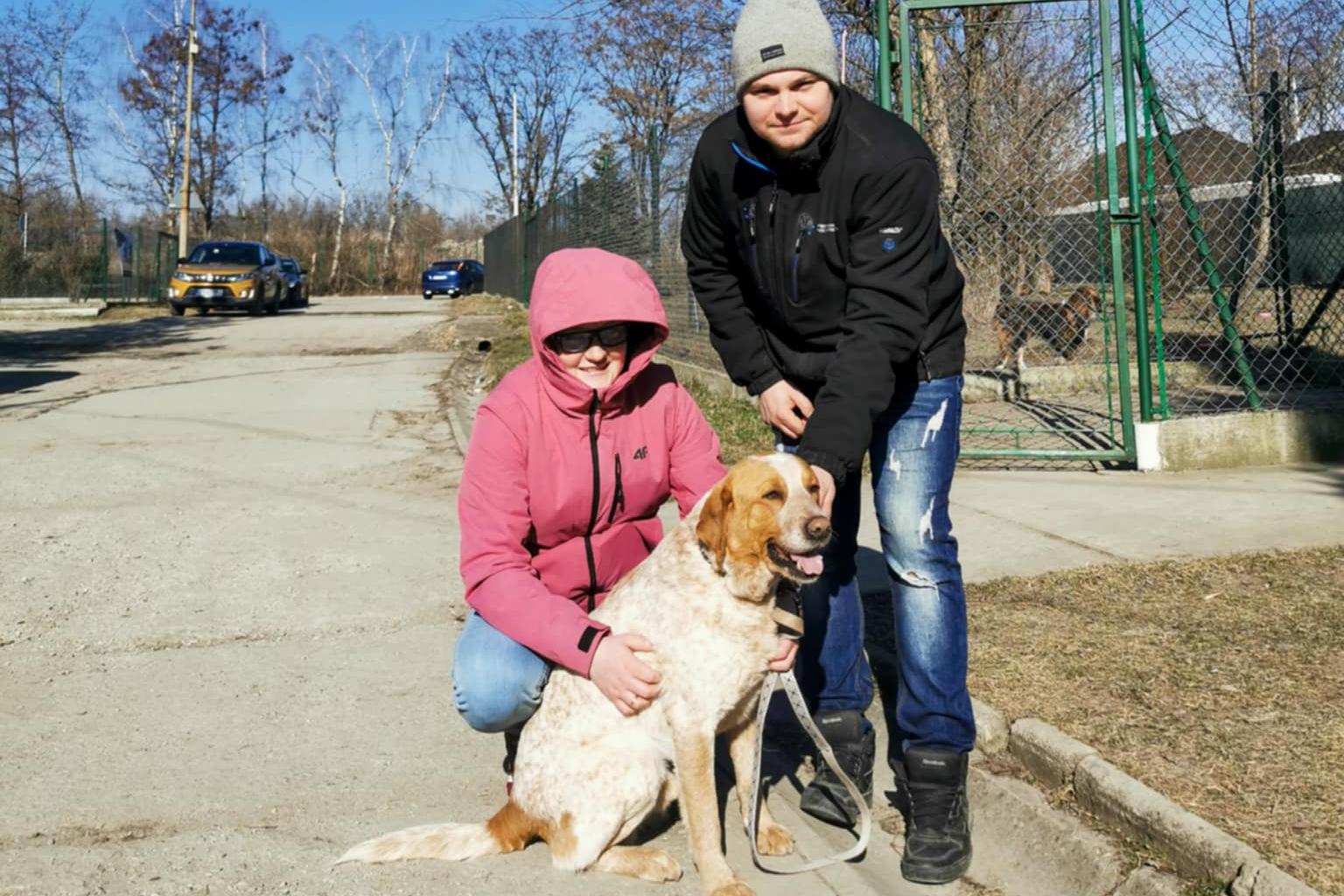 Pani Paulina i pan Sebastian ze swoim nowym pupilem. / fot: B. Maziarz