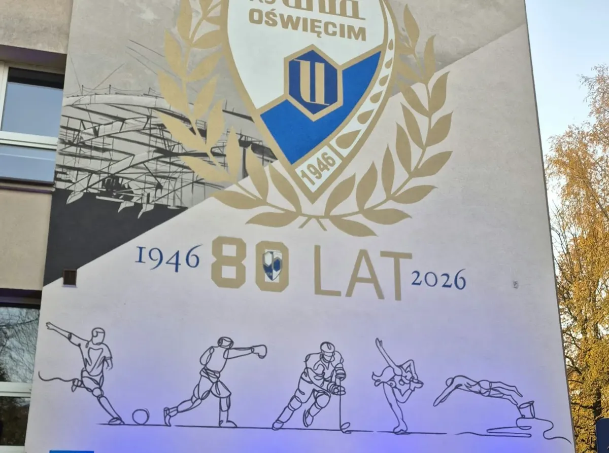 Mural na 80-lecie Unii Oświęcim. / Fot. UM Oświęcim
