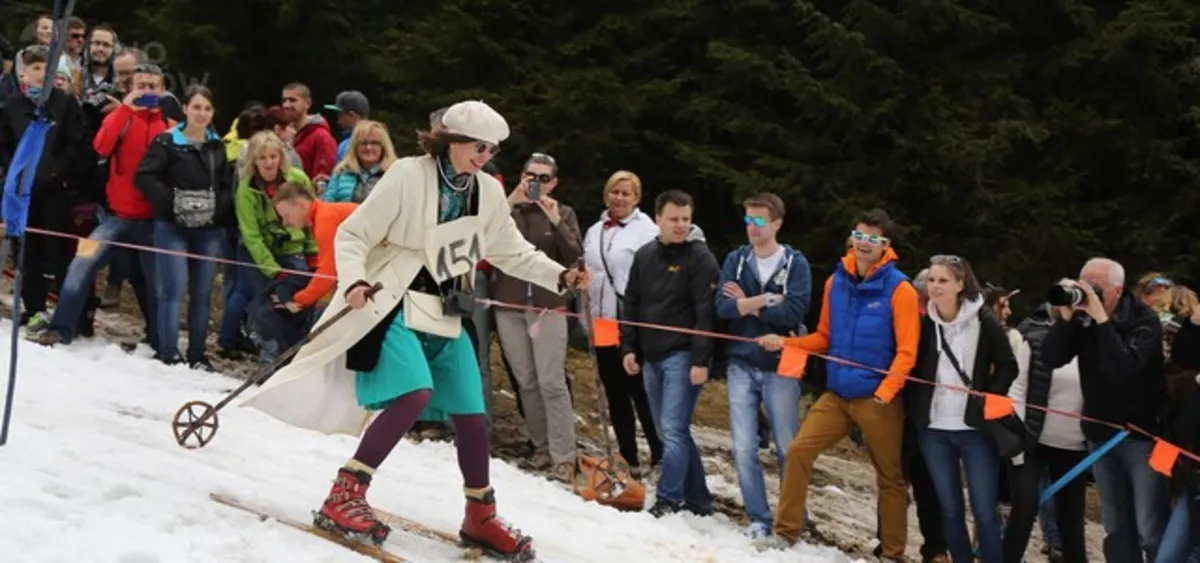 Zakopane: zawody narciarzy w stylu retro <b>ZDJĘCIA</b>