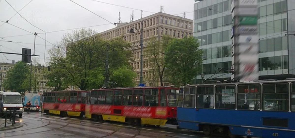 Awaria trakcji tramwajowej na ul. Lubicz. Koniec utrudnień