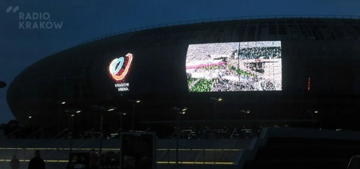Kraków Arena rozbłysła ledowym ekranem. <b>ZDJĘCIA</b>