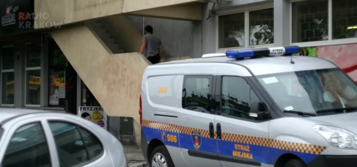 Kraków: graffiti powstało tuż pod nosem straży miejskiej