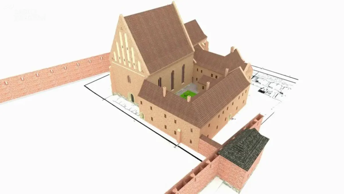 Znamy finalną wersję cyfrowej rekonstrukcji klasztoru Bernardynów w Tarnowie