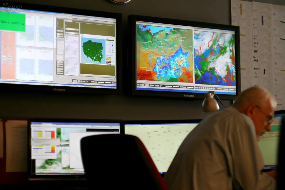 IMGW wydało ostrzeżenie meteorologiczne dla Małopolski. Będa porywiste burze 