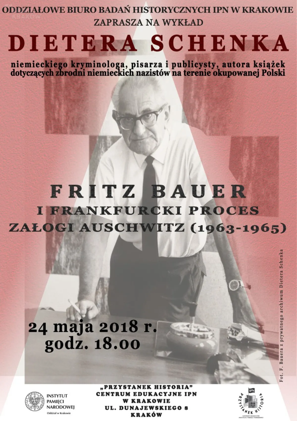 DIETER SCHENK NA "PRZYSTANKU HISTORIA" W KRAKOWIE