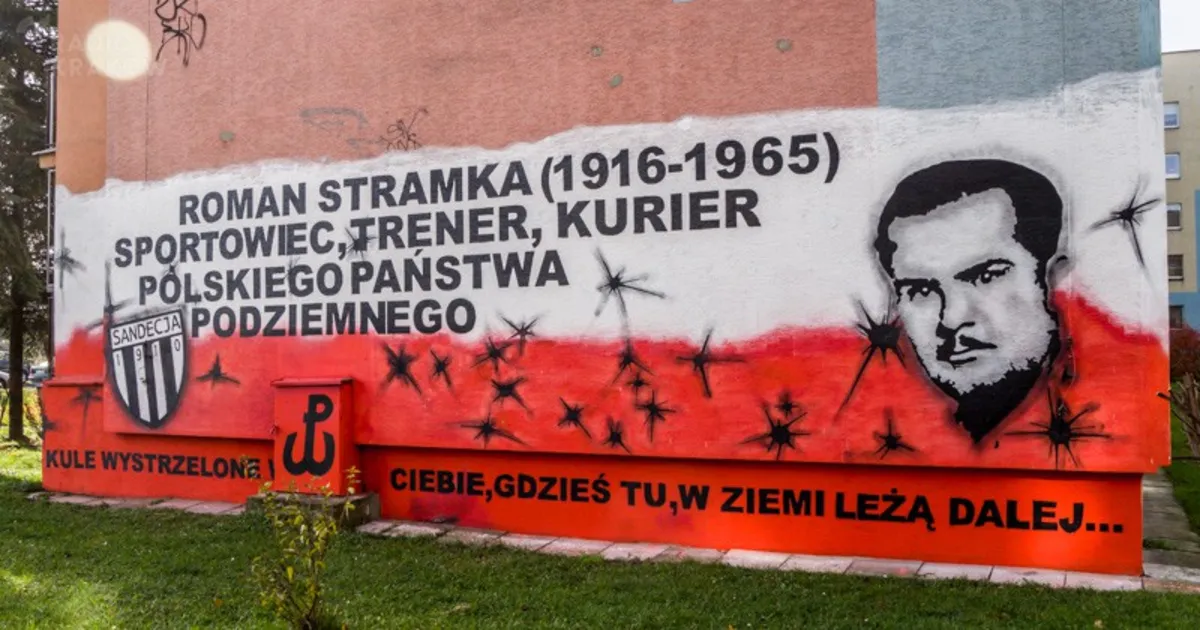 Nowy Sącz: kolejne patriotyczne graffiti na osiedlu Gorzków. FOTO