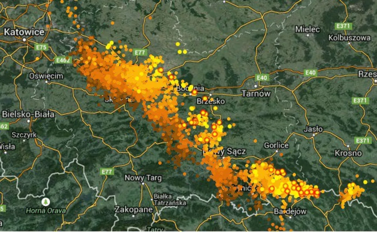 Zalania, pożary, podtopienia i połamane gałęzie: burze przeszły przez Małopolskę