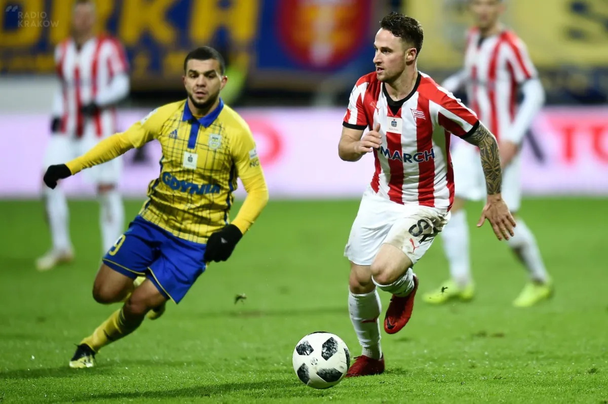 Ekstraklasa piłkarska - Arka - Cracovia 0:3 