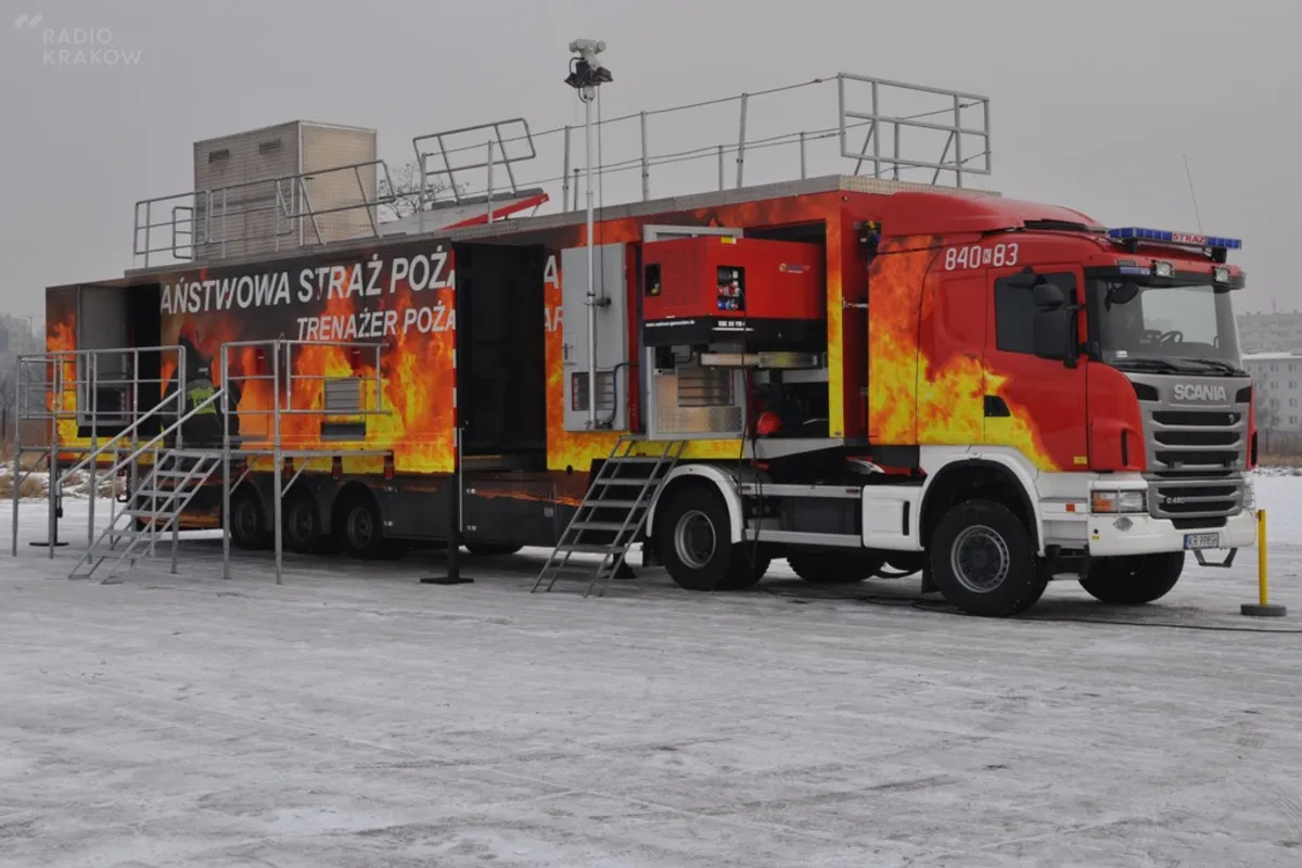 Małopolscy strażacy mogą ćwiczyć na wyjątkowym sprzęcie