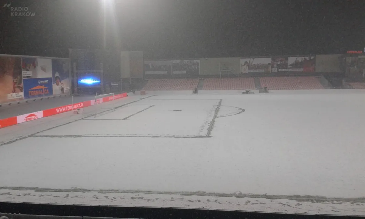 Śnieżyca storpedowała mecz w Niecieczy