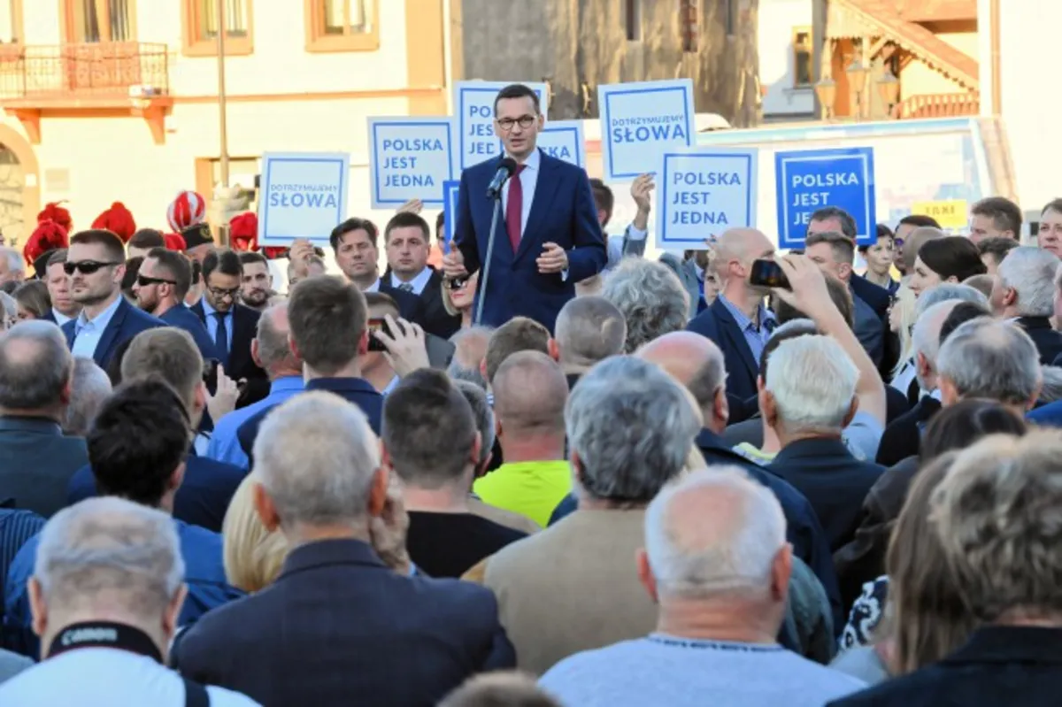 Premier Mateusz Morawiecki w Bochni: dobra zmiana powinna pozostać na dobre 
