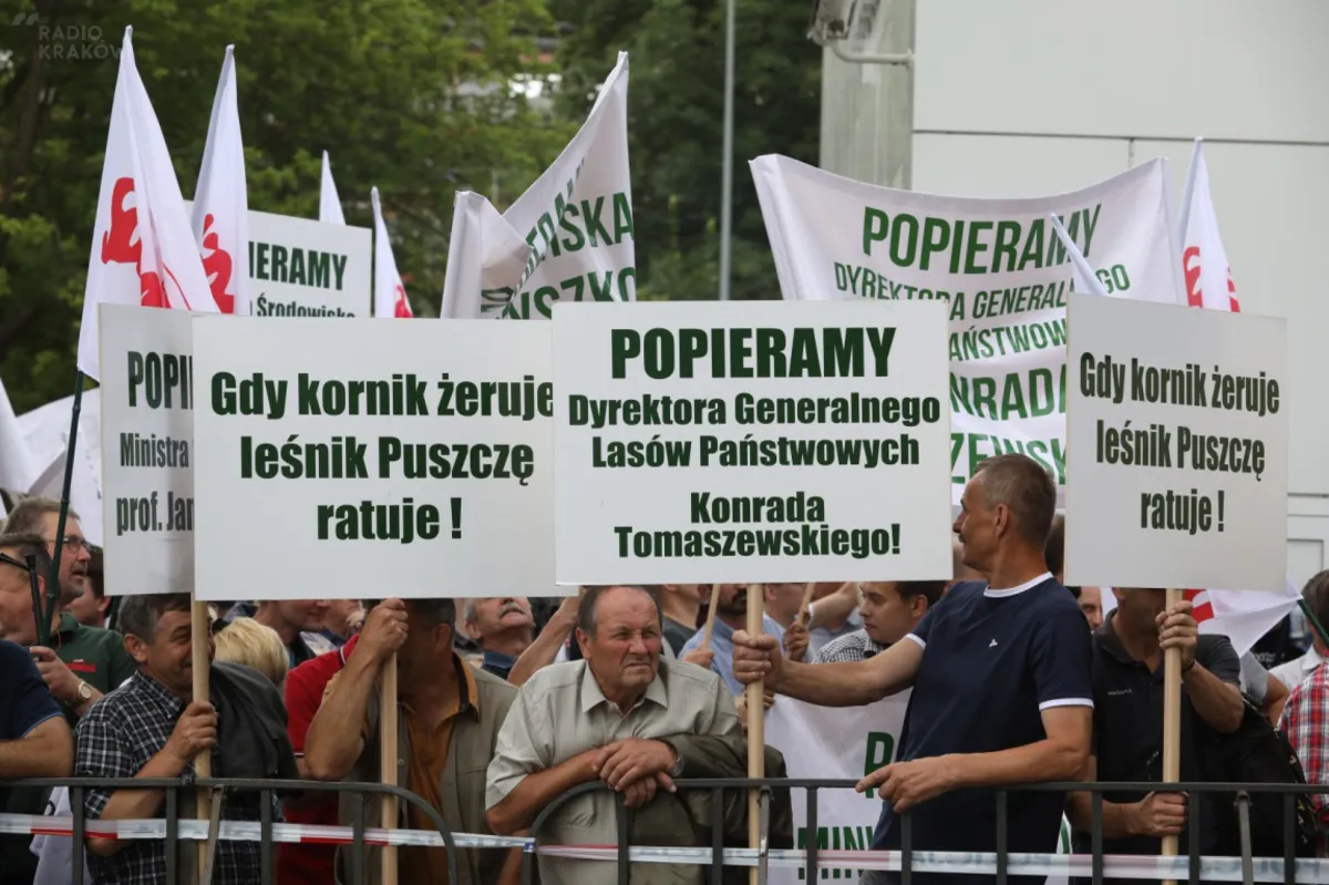 Wojna o Puszczę Białowieską przeniosła się do Krakowa