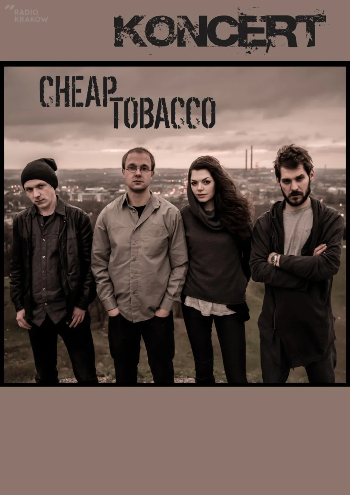 Koncert Cheap Tobacco w Radiu Kraków