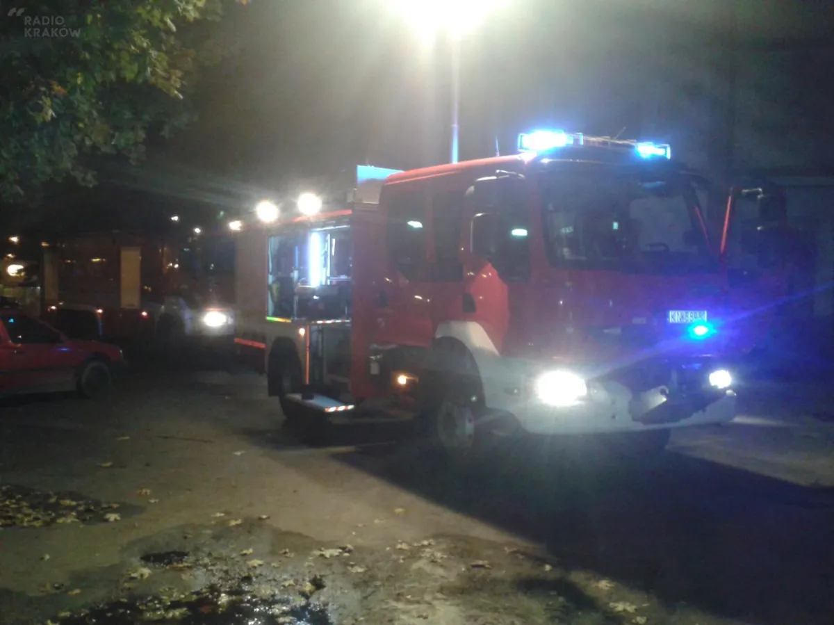 Incydent na dworcu kolejowym w Nowym Sączu. Straż: "Nie ma niebezpieczeństwa"