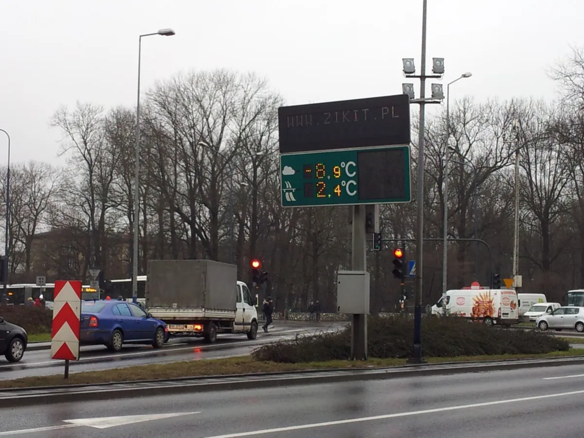 Kraków: tym razem nie działają tablice z temperaturą powietrza