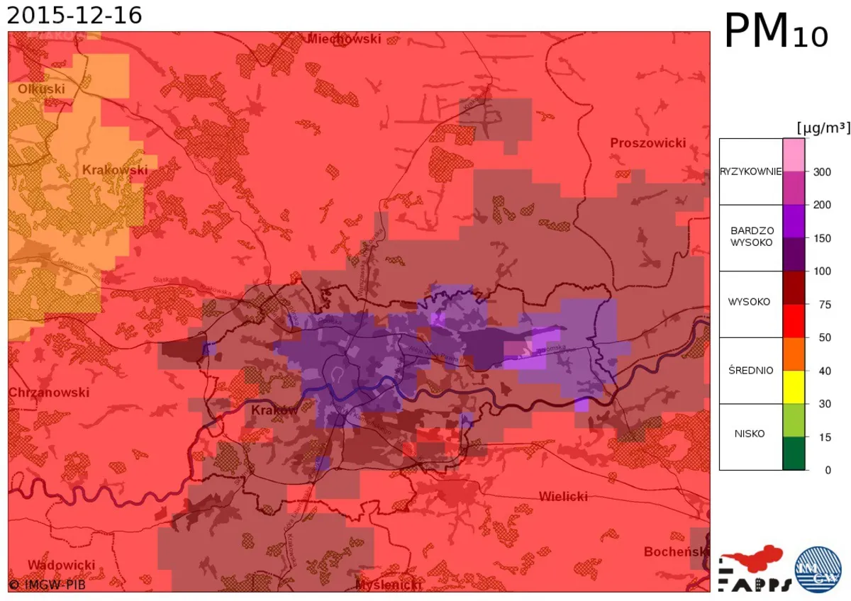 Smog nad Małopolską. Centrum Zarządzania Kryzysowego ostrzega!