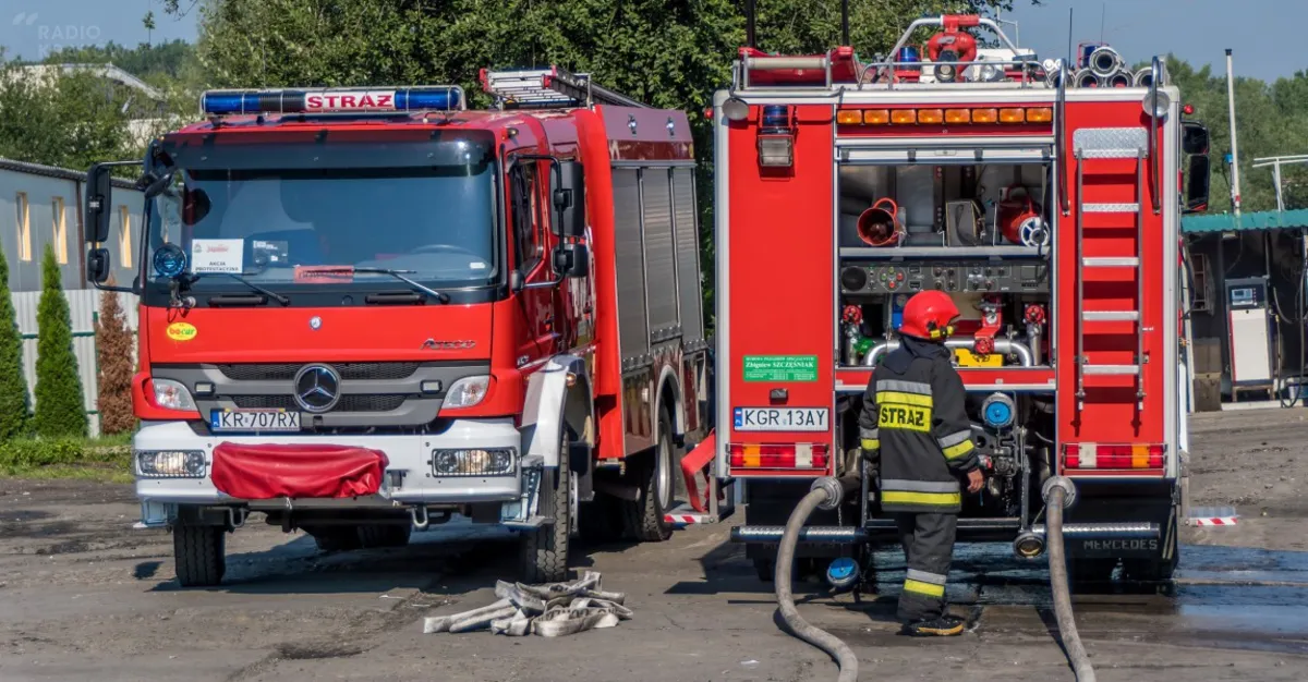 Pożar szopy w Nawojowej k. Nowego Sącza. Zginął mężczyzna