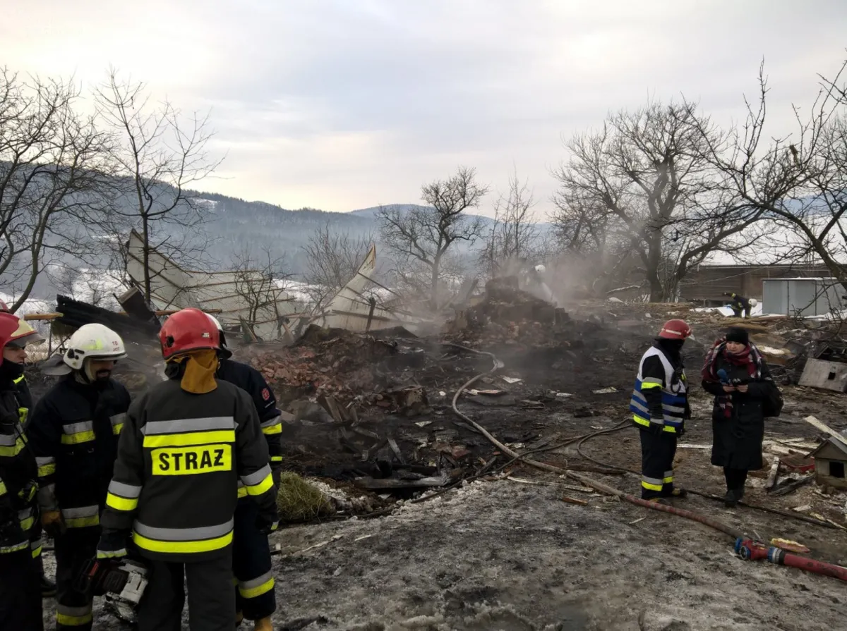 Eksplozja instalacji gazowej w Starej Wsi koło Limanowej. Zawalił się budynek mieszkalny