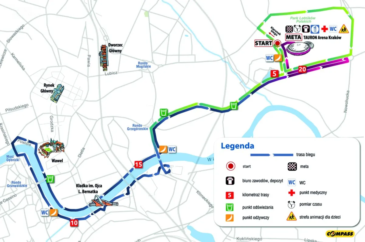 Zmiana trasy Półmaratonu Królewskiego