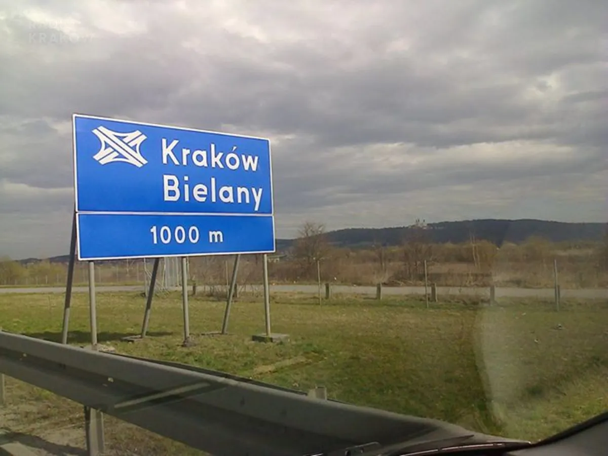 Zmieniły się nazwy węzłów na południowej obwodnicy Krakowa. SPRAWDŹ