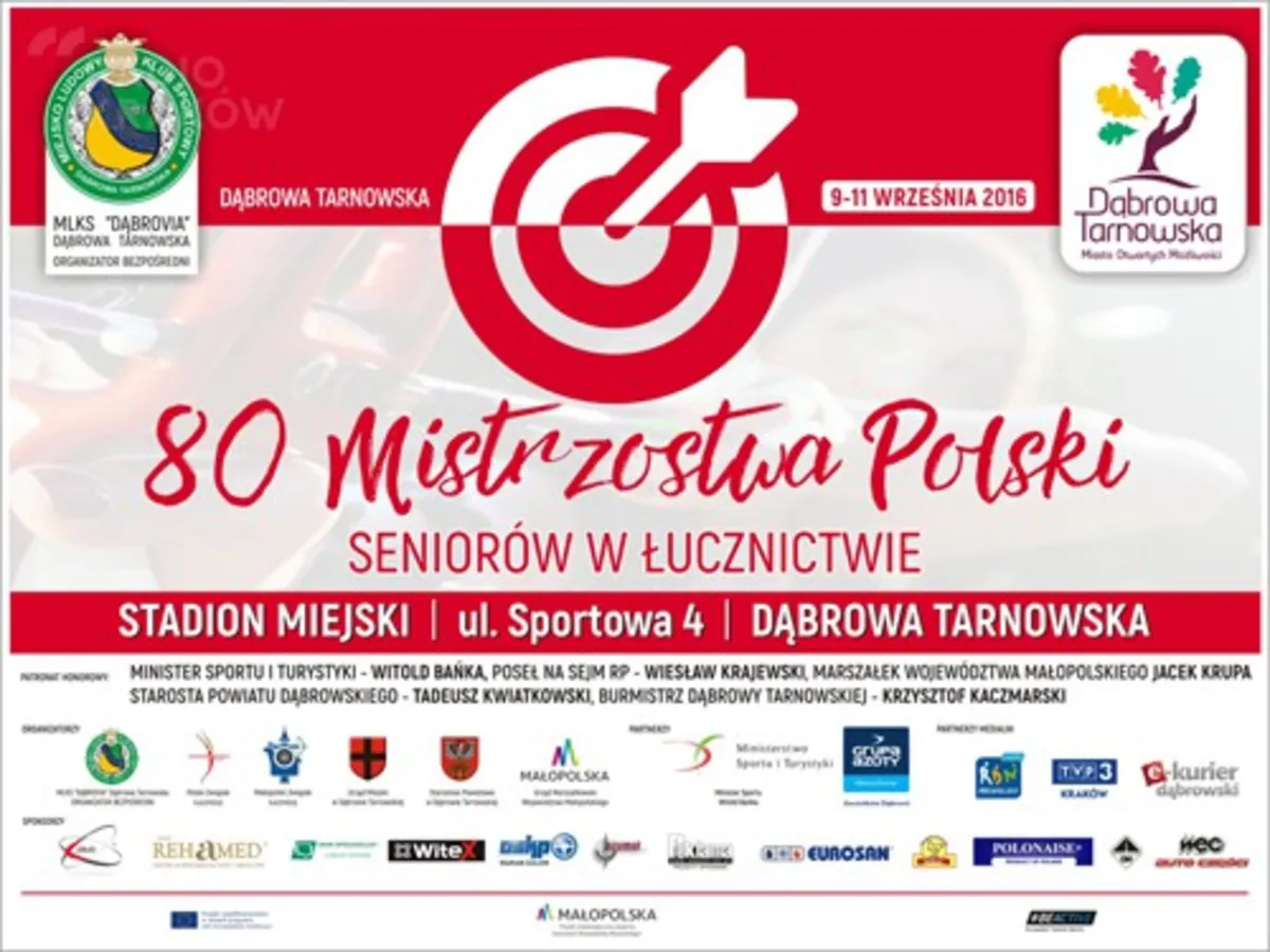 Łucznicze mistrzostwa Polski w Dąbrowie Tarnowskiej 
