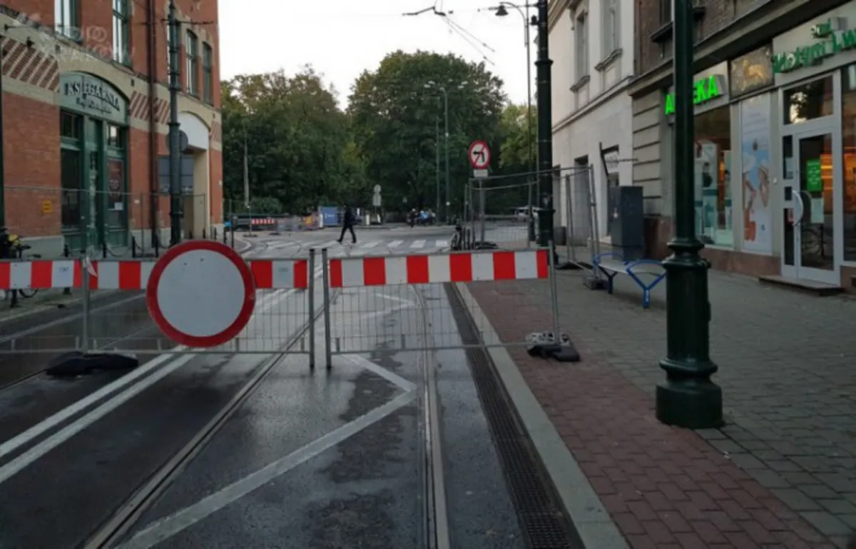 Skrzyżowanie ul. Długiej z ul. Basztową otwarte już od 1 listopada